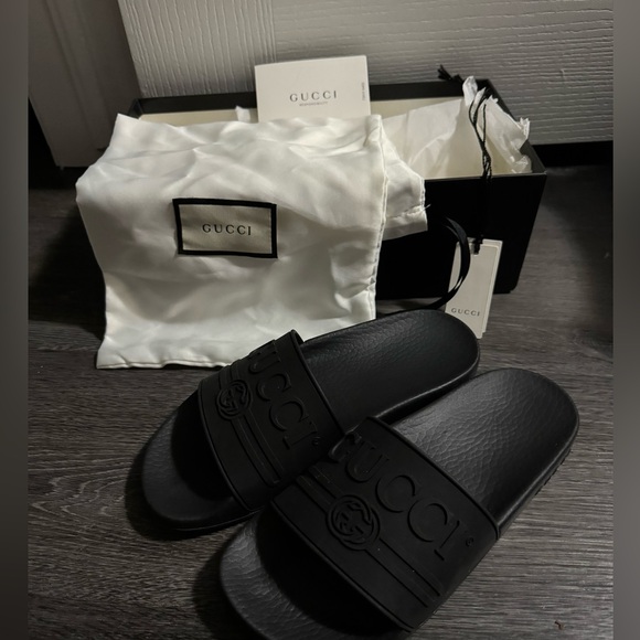 Authentic Gucci Slides - Picture 3 of 4